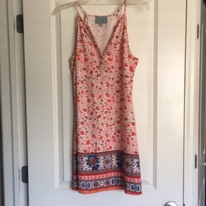 Brightly colored loose dress